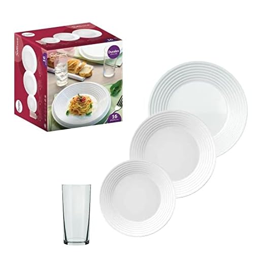 Aparelho Vidro Duralex Saturno 16 peças