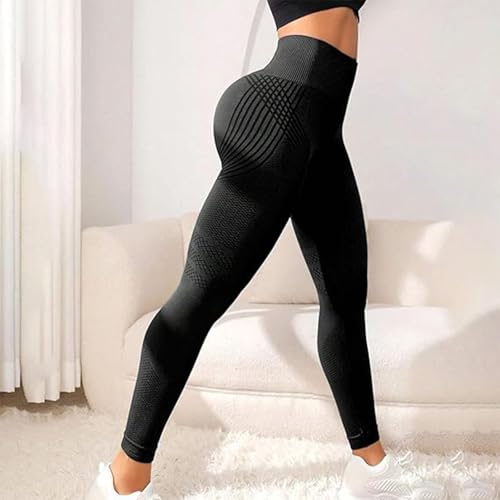 Leggings with Resistance Bands Built in, High Waisted Butt Lifting Tummy Training Control for Gym Workout3
