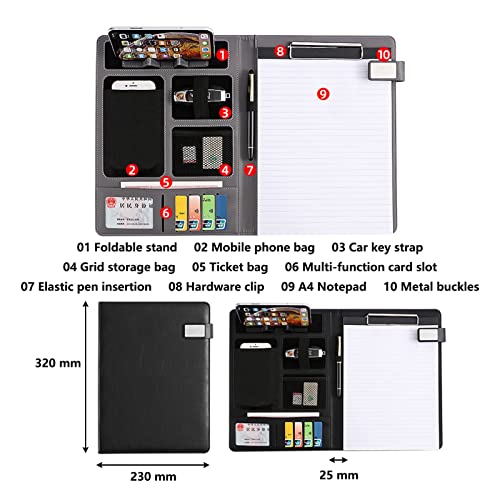 Bloc-notes rechargeable A4 avec support smartphone pour ne rien perdre