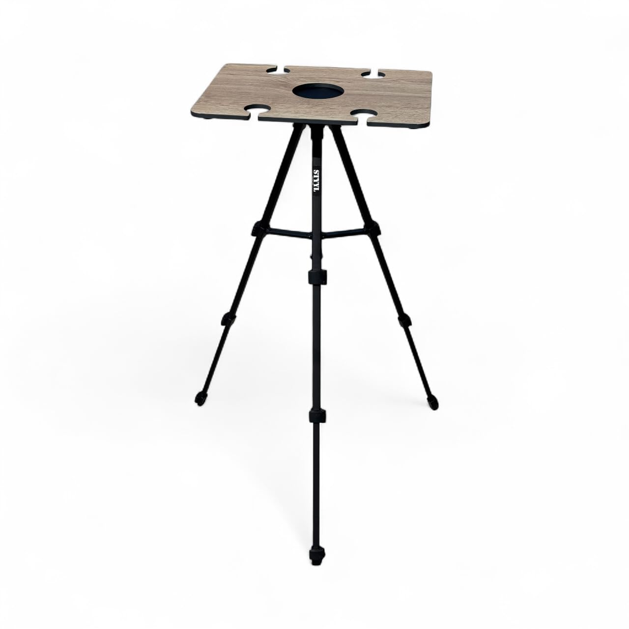 STYYL Tutty-HolztablettY – der Elegante Magnet-Beistelltisch in edler Eichenoptik Aperoletty Camping Tisch Beistelltisch klein faltbar magnetisch