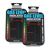 YUEWEESER 2PCS Magnetic Gas Level Indicator, Reusable Propane Tank Gauge Fuel Level Indicators Propane Tank Gauge for Home Kitchens, Outdoor Barbecues, Camping
