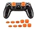 Produktbild CONTROLLER PLANET® PRO-Aiming Stick Aufsätze [10er Set] für PS4 (Orange) | Analogstick Schutzkappen Thumbstick Grips + erhöhte Controller Aufsätze für bessere Präzision