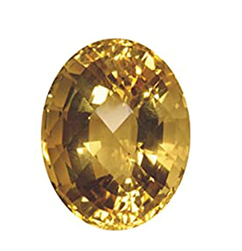 Citrine jaune naturelle 7 ratti pierre de soleil pour bijoux femme