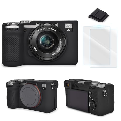 VOVMOEYA ソニー Sony α7CII/ILCE-7CM2/A7CM2との互換性ありカメラケース α7C2専用 ボディケース a7CIIシリコンカメラケース ILCE-7CM2カバー カメラA7CM2専用保護ケース A7C II A7CMark 2