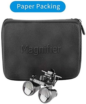 Miniatura 7 de Lupas 3.5X 16.535 in Binocular Gafas Ópticas Lupa con Clip de Metal