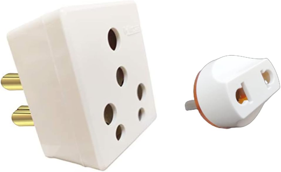 MICA 6 amp. to 16 amp. Ceramic Inside Solid 3 Pin Conversion Plug and MICA 2 Pin 6 amp. Conversion Plug - Variations (1)