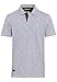 Produktbild camel active Herren Kurzarm Poloshirt mit kleinen Streifen T-Shirt, Weiß, XXL