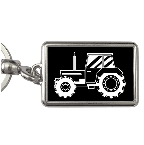 Traktor Schlüsselanhänger Dorf Schlichter Anhänger für den Schlüsselbund Schnelles erkennen von Schlüsseln Schmuck für den Schlüsselbund Cover