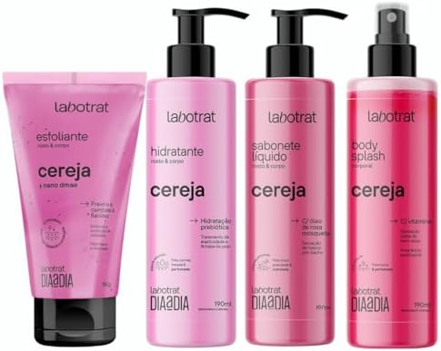 Kit Completo Labotrat Dia a Dia Cereja - Esfoliante 150g, Sabonet...