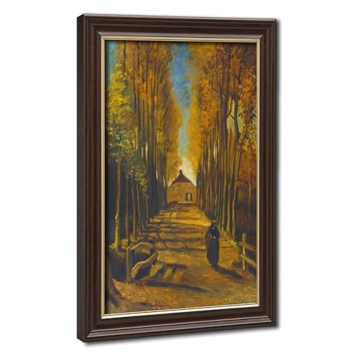 Impression Van Gogh Avenue des peupliers pour décoration murale de bureau