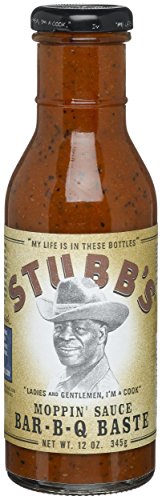 Stubb's Moppin' Sauce Bar-B-Q Baste, 12-Ounce Bottles (Pack of 6)