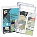 Business Card Sheet Protectors for 3 Ring Binder, 10 Pack, 8.5 x 11, 20 Cards/Sheet