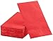 SparkSettings Big Party Pack Tableware 2 Ply Guest Towels Hand Napkins Paper Soft and Absorbent Decorative Hand Towels for Kitchen and Parties 40 Pieces Apple Red