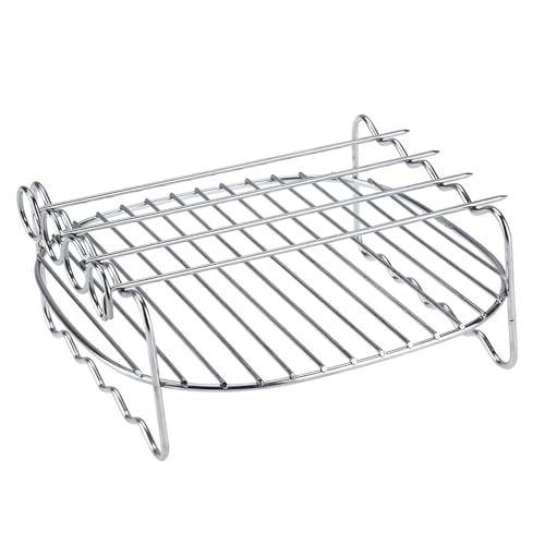 Support de barbecue en acier inoxydable durable pour friteuse à air HD9920 - 3