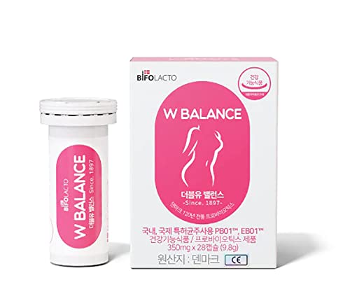Bifolacto Women’s Balance Probiotics (1 Box of 28 Capsules), Premium Denmark Probiotics for Feminine Health, Specially Formulated and Patented Denmark Probiotics