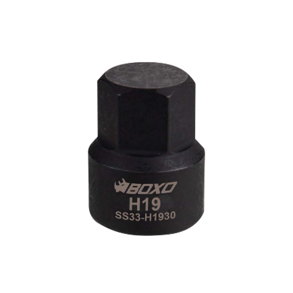 3/8" Drive Hex Impact Low Profile Bit Socket H14 30.4mm Height SS33-H1430