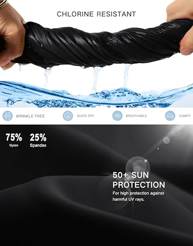 G Gradual Women's 16" Swim Skirt with Pockets High Waisted Tummy Control Modest Swimsuit Bathing Suit Bottoms for Women4