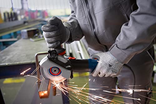 Bosch Professional Winkelschleifer GWX 17-125 S (1.700 Watt, Zusatzhandgriff, Schutzhaube, anklippbare Trennschutzhaube, Staubfilter, im Karton) – Bild 5