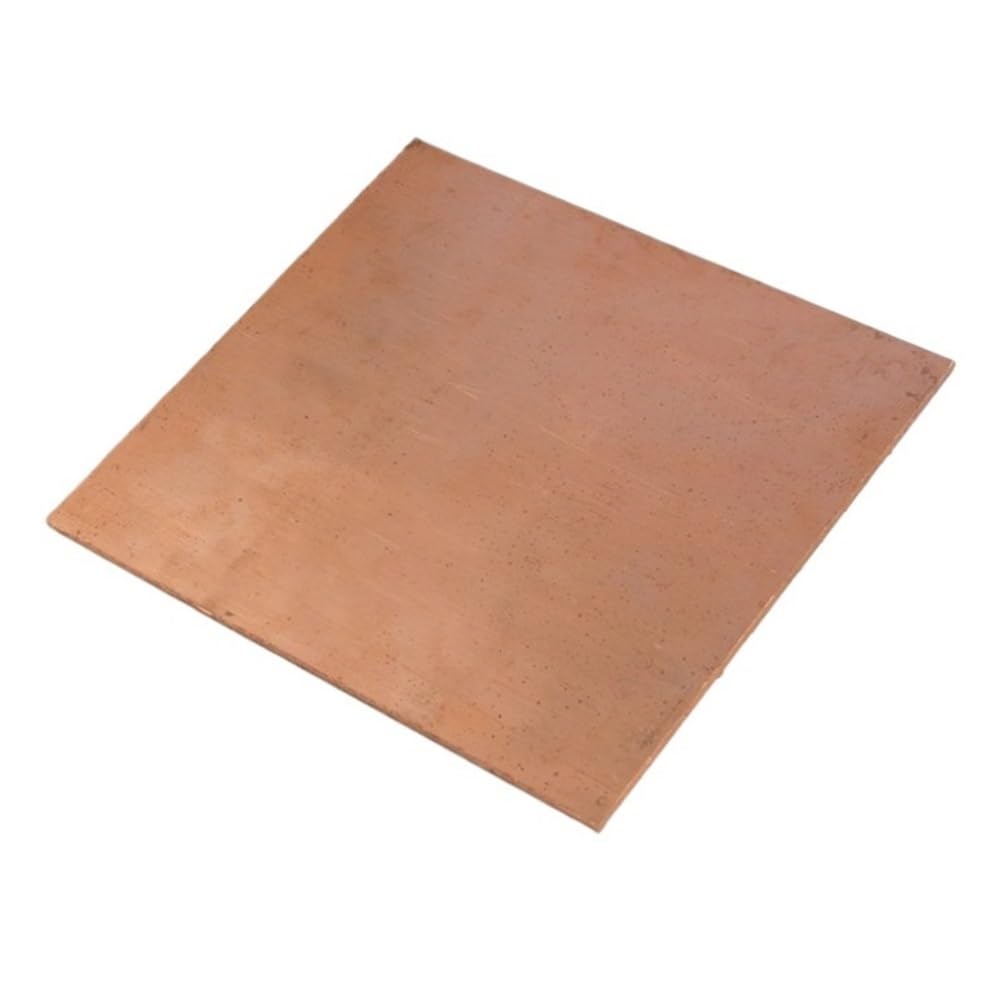 Feuille Cuivre Carrée 300X300Mm 100X100Mm 50X50Mm Souples Pliables 1 Pièce