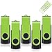 EASTBULL 5 Stück 2GB USB Stick Speicherstick Rotate Metall Mehrfarbig High Speed USB 2.0 Flash Drive Pack Data Datenspeicher (Grün) Flash günstig Kaufen-EASTBULL 5 Stück 2GB USB Stick Speicherstick Rotate Metall Mehrfarbig High Speed USB 2.0 Flash Drive Pack Data Datenspeicher (Grün)
