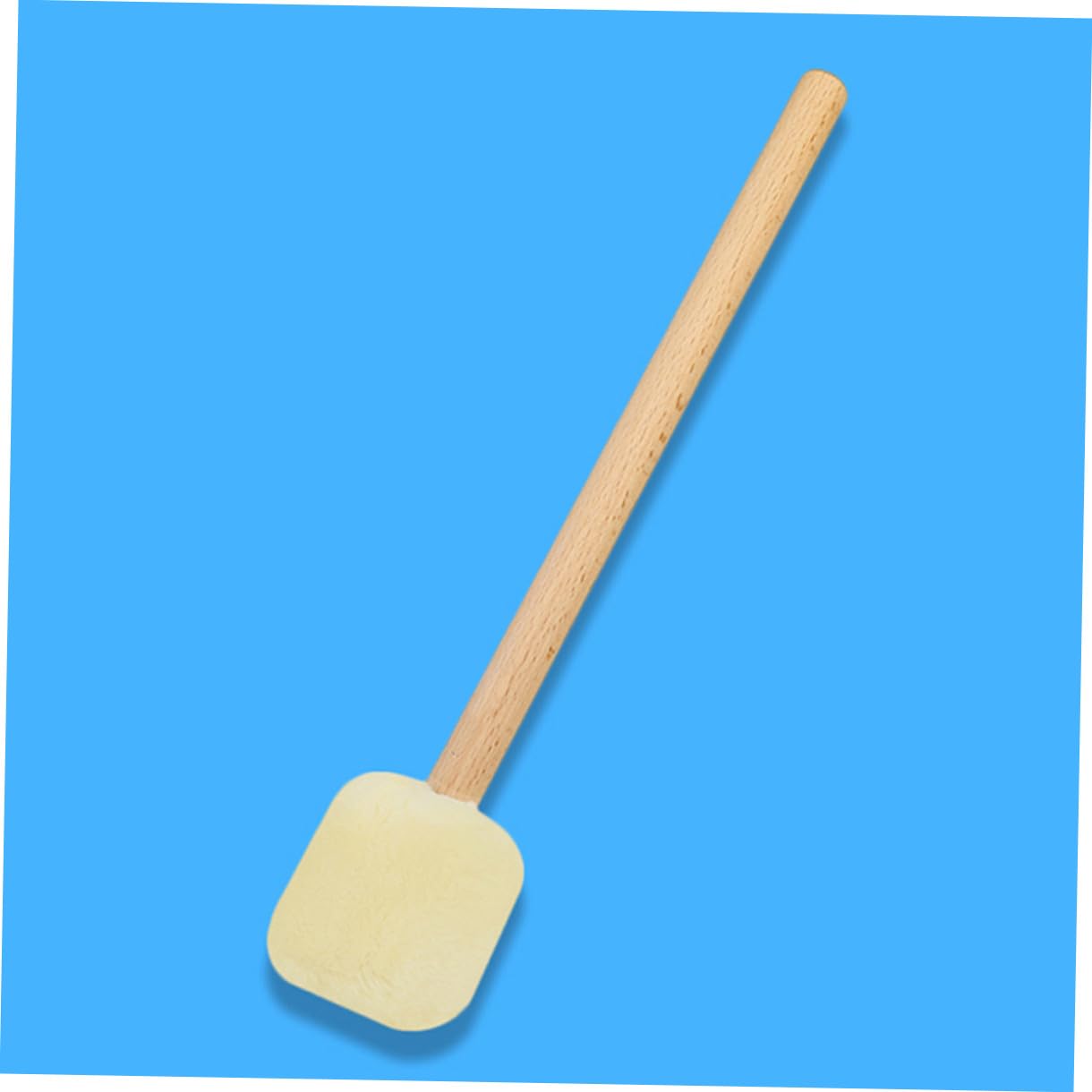Baluue 2 pezzi Bacchette per Batteria Mallets in Lana per Grancassa Manico in Faggio Resistenti e Facili da Impugnare per Musicisti Professionisti e Principianti