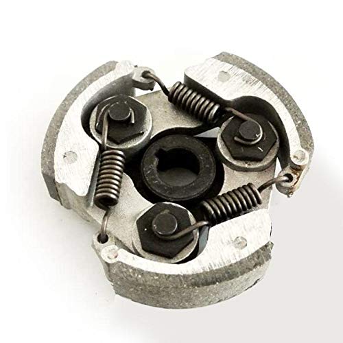Auped - Zentrifugal-Kupplungsblock für Motorrad mit 3 Federn für 2-Takt 47cc 49cc Mini Quad Pocket Bike Dirt Bike ATV Scooter (Schwarz)
