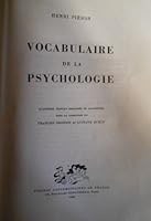 Vocabulaire de la Psychologie B0000DU01T Book Cover