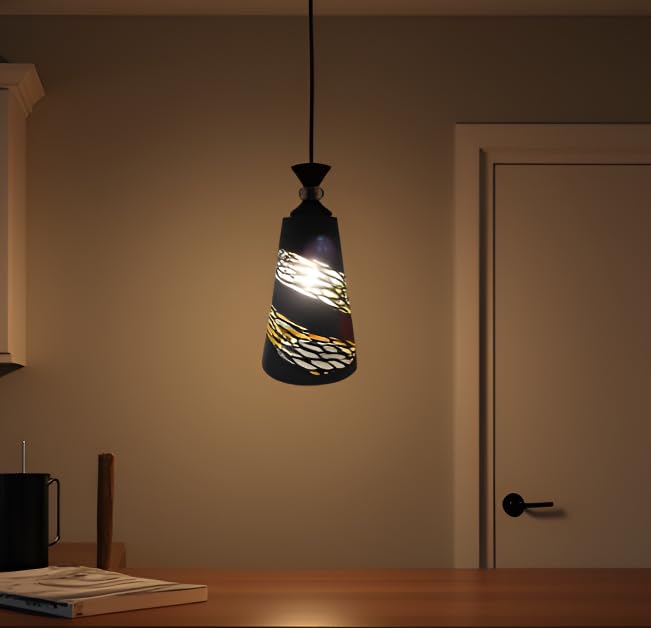 Image of Lyse Decor Hanging Lamps for Living Room, Pendant Lights for Drawing Room Center, Dining Table Light and Bedroom Lights (Without Bulb)