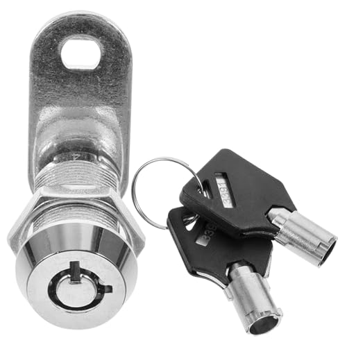 DEARMAMY Cerradura de Seguridad para Llave Cerradura Giratoria para Armarios y Cajas Diseño Resistente y Superficie Lisa para Proteger Archivos y Objetos Personales