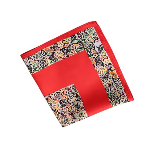 Versatiles Fabric Squares Men Pocket Square Headscarf Fashion Handkerchief for Head and Neck Wear Traditional Men ' s