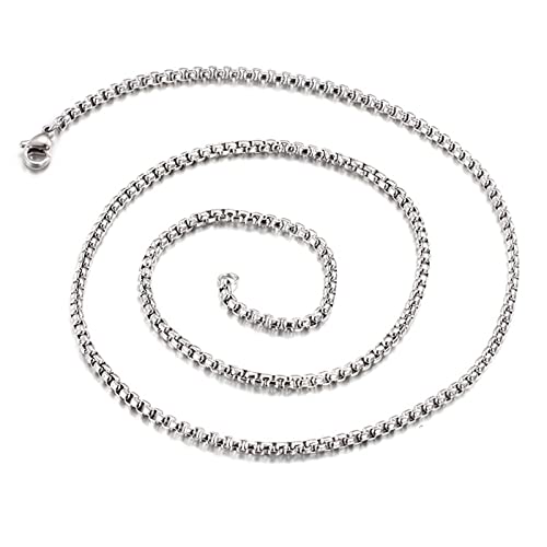 Collier chaîne en acier pour hommes Belcher élégant et robuste