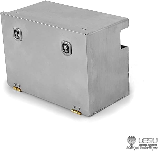 LESU wheelfun 1/14 Metal Simulation Tool Box Tank for RC DIY a Tractor Truck Trailer Car Model