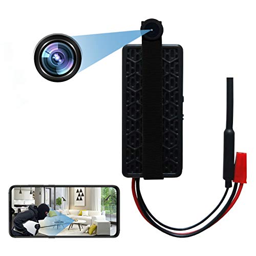 ZZOOI Mini WiFi DIY Spy Camera 1080P Wireless Hidden Camera Small Nanny Cam 120° Viewing with Motion Detection Home Security Recording Remote View Indoor Outdoor Using