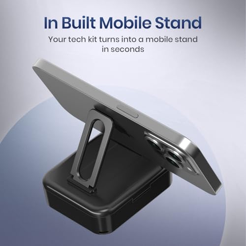 Portronics Store Portronics Smartpod 3 in 1 Wireless Charger, Black - Image 7