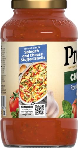 Image of Prego Chunky Roasted Garlic and Herb Pasta Sauce, 23.75 oz Jar