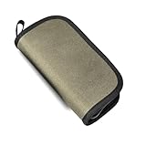 Pilipane Eva-Angelfliegentasche, wasserdichte Angelköder-Organizer-Tasche mit glattem Reißverschluss für Angelausflüge, Bootsausflüge, Oxford-Stoffmaterial (M)