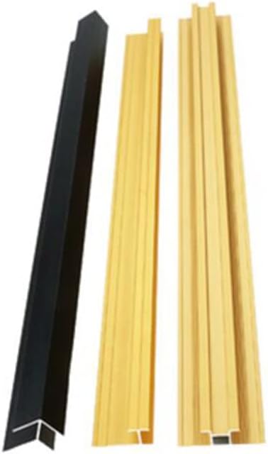 1pcs 9.5mm*800mm Matte black aluminum alloy decorative line wall panel edge-finishing waist line No corrosion oxidation fading