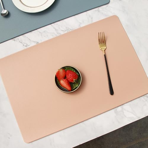 Set de table lavable lot de 6 rose protège et décore la table de cuisine - 3