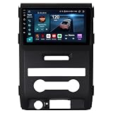 ASURE 8Core 4+64GB Car Stereo Radio for Ford F150 2009-2014 Manual AC with Wireless Carplay Android Auto Upgrade,9 inch Android System Car Dash GPS Navigation Unit,1280x720 Touchscreen