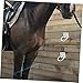 Mikikit Horse Tie Down Accessory Block Tie Ring Secure Grip for Horse Barn Supplies