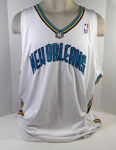 2002-03 New Orleans Hornets Blank # Game Issued Jersey 56 DP15824 - NBA Game Used