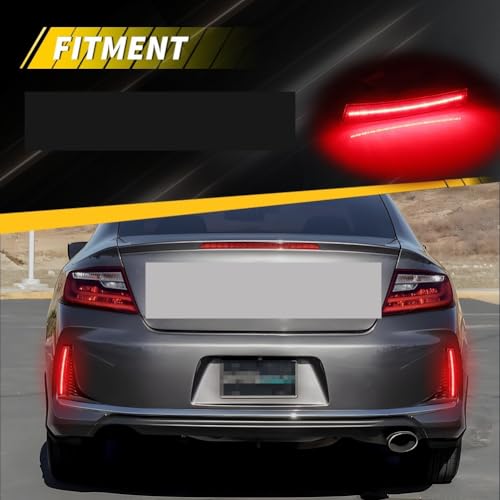 Troisième feu stop LED à allumage rapide et clignotants DRL Accord Coupé