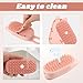Cat Steam Brush for Shedding, 4 in 1 Rechargeable Steam Brush with Foldable Handle for Cats and Dogs, Pet Comb for Cats, Massage, Cleaning, Shedding & Combing All In One(COLOR:Pink)