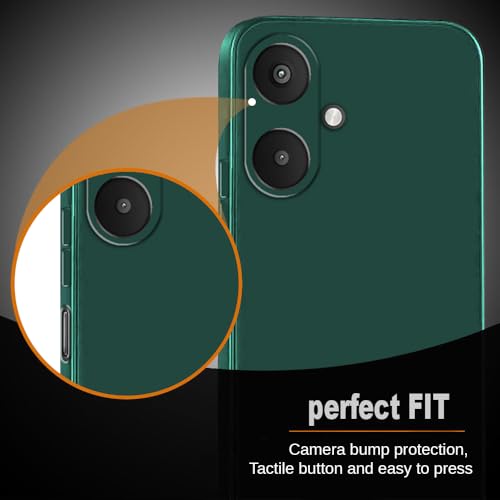 Image of Back Cover for Mi Redmi 13C 5G / Poco M6 5G | Full Camera Protection | Premium Liquid Silicon Case | Flexible Bumper Case for Mi Redmi 13C 5G / Poco M6 5G (Green)