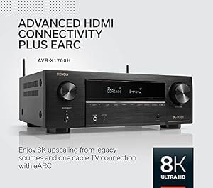 Denon AVR-X1700H 7.2 Channel AV Receiver - 80W/Channel, Built-in HEOS — photo 5 of 6