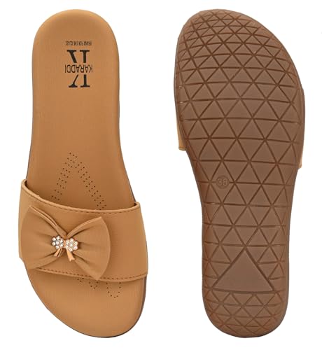 Image of Karaddi Doctor Sandals for Woman | Flats Women Stylish | Womens Sandals Flats | Slippers Orthopedic Footwear for Women Stylish Flat Sandal | Flat Fashion Sandal
