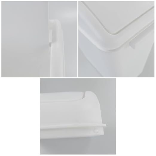 Caneca de basura rectangular con tapa oscilante 4.2 galones miniatura 3