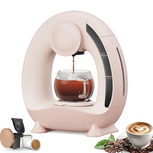 Cafetera de goteo portátil, una sola porción, extracción de calentamiento rápido, temperatura constante de 85 °C, tanque de agua extraíble de 240 ml para el hogar y la oficina