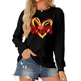 JDyymiys Sudadera de fútbol para mujer, Large