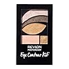 Revlon-PhotoReady-Eye-Contour-Kit-Eyeshadow-Palette-with-5-WetDry-Shades-Double-Ended-Brush-Applicator-Rustic-523-01oz Revlon Eyeshadow Paette, PhotoReady Eye Makeup, Creamy Pigmented in Blendable Matte & Shimmer Finishes 523 Rustic, 0.01 Oz